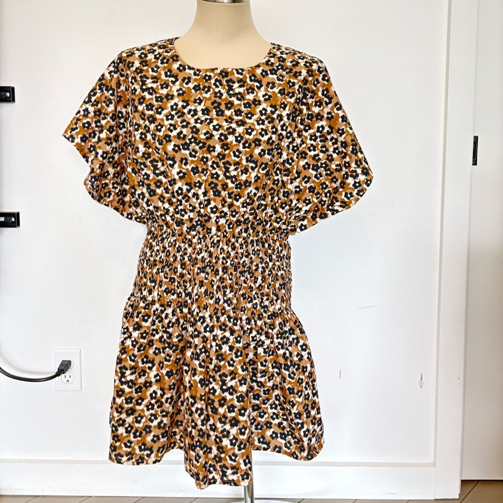 Apiece Apart Black and White Mini Dress